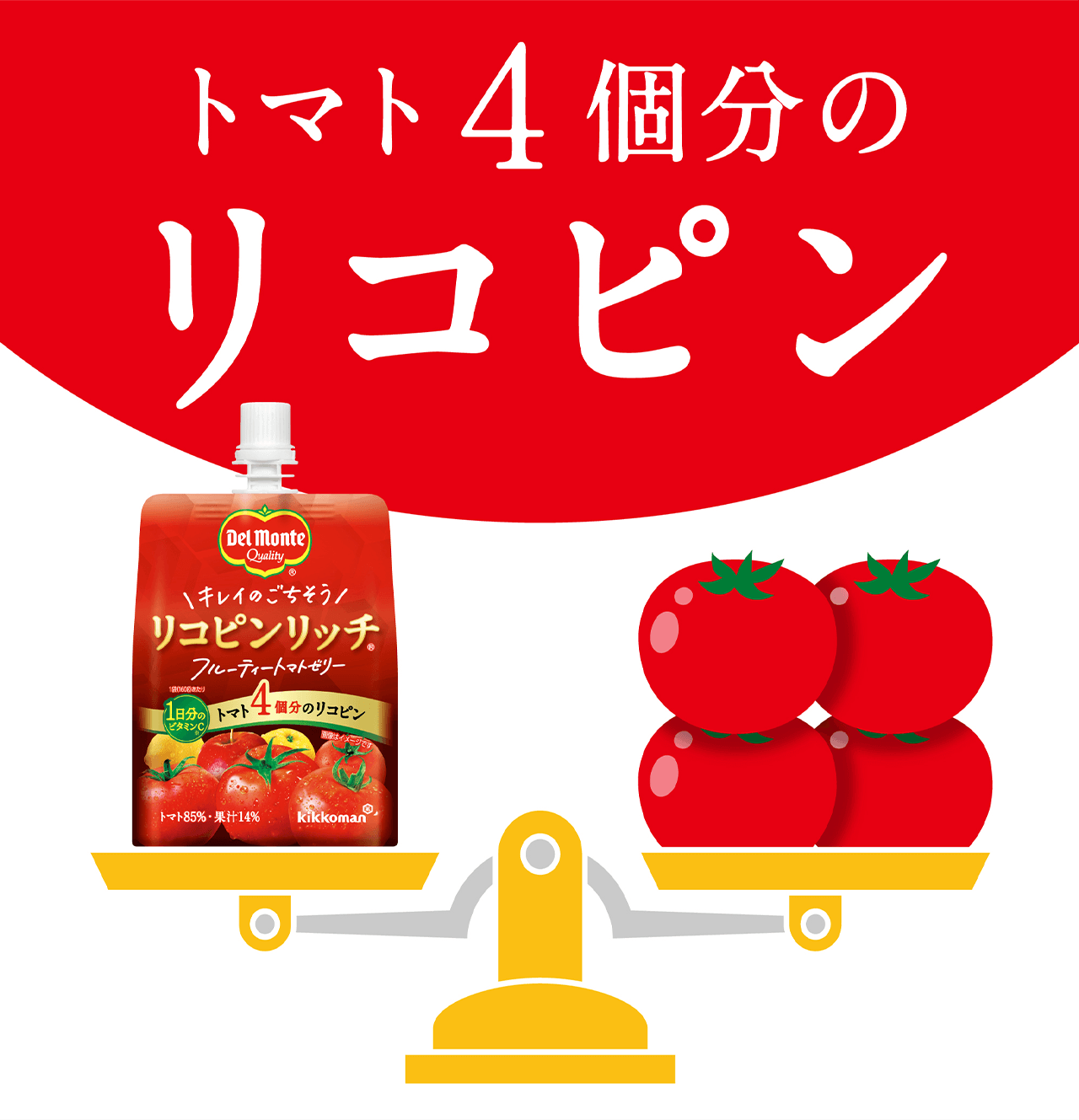 トマト4個分のリコピン