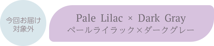 Pale Lilac ~ Dark Gray 