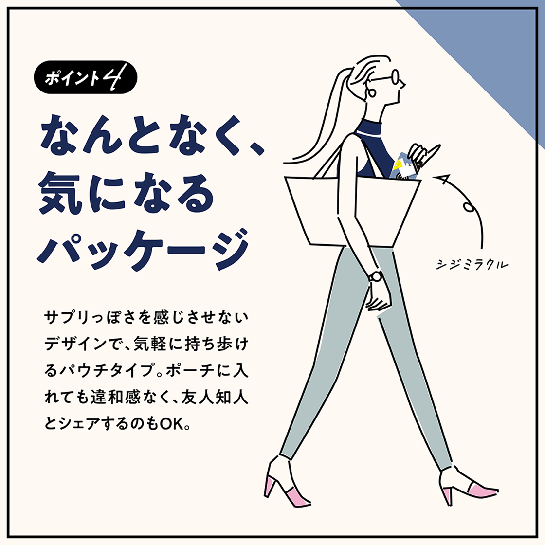 ポイント4 なんとなく、気になるパッケージ