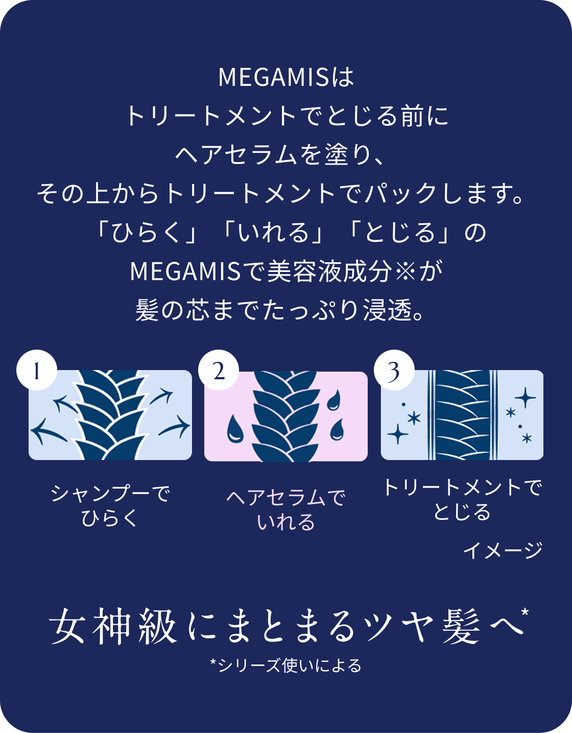 MEGAMIS̓g[ggłƂOɃwAZhȀォg[ggŃpbN܂BuЂ炭vuvuƂvMEGAMISŔet̐c܂łՂZB