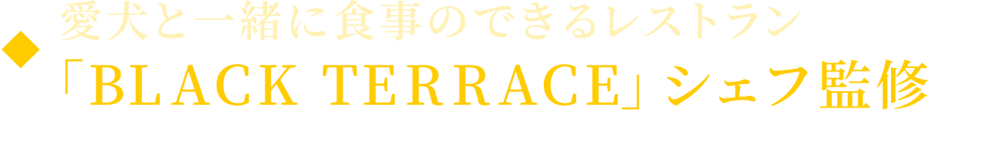 �����ƈꏏ�ɐH���̂ł��郌�X�g�����uBLACK TERRACE�v�V�F�t�ďC