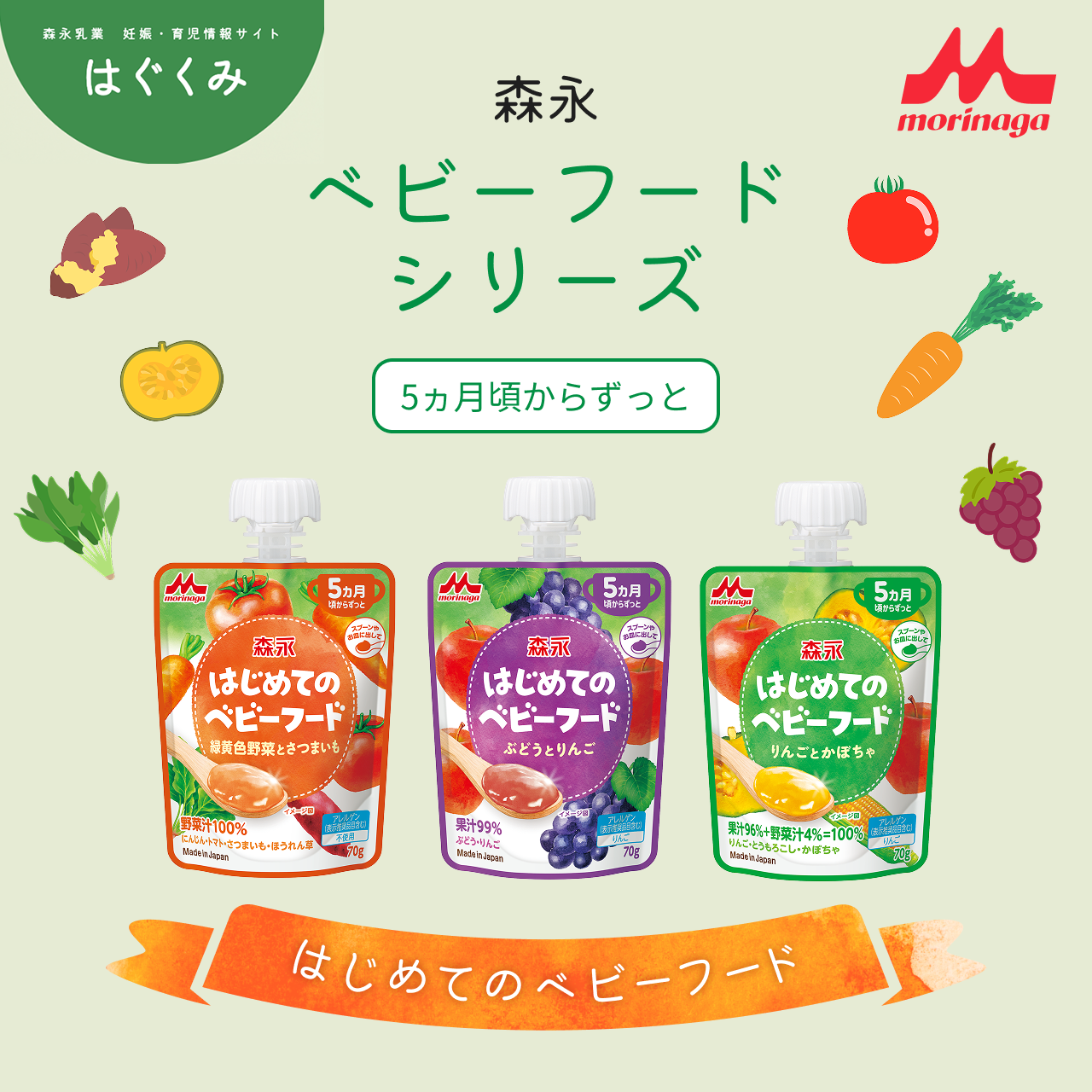 ベビーフードシリーズ はじめてのベビーフード