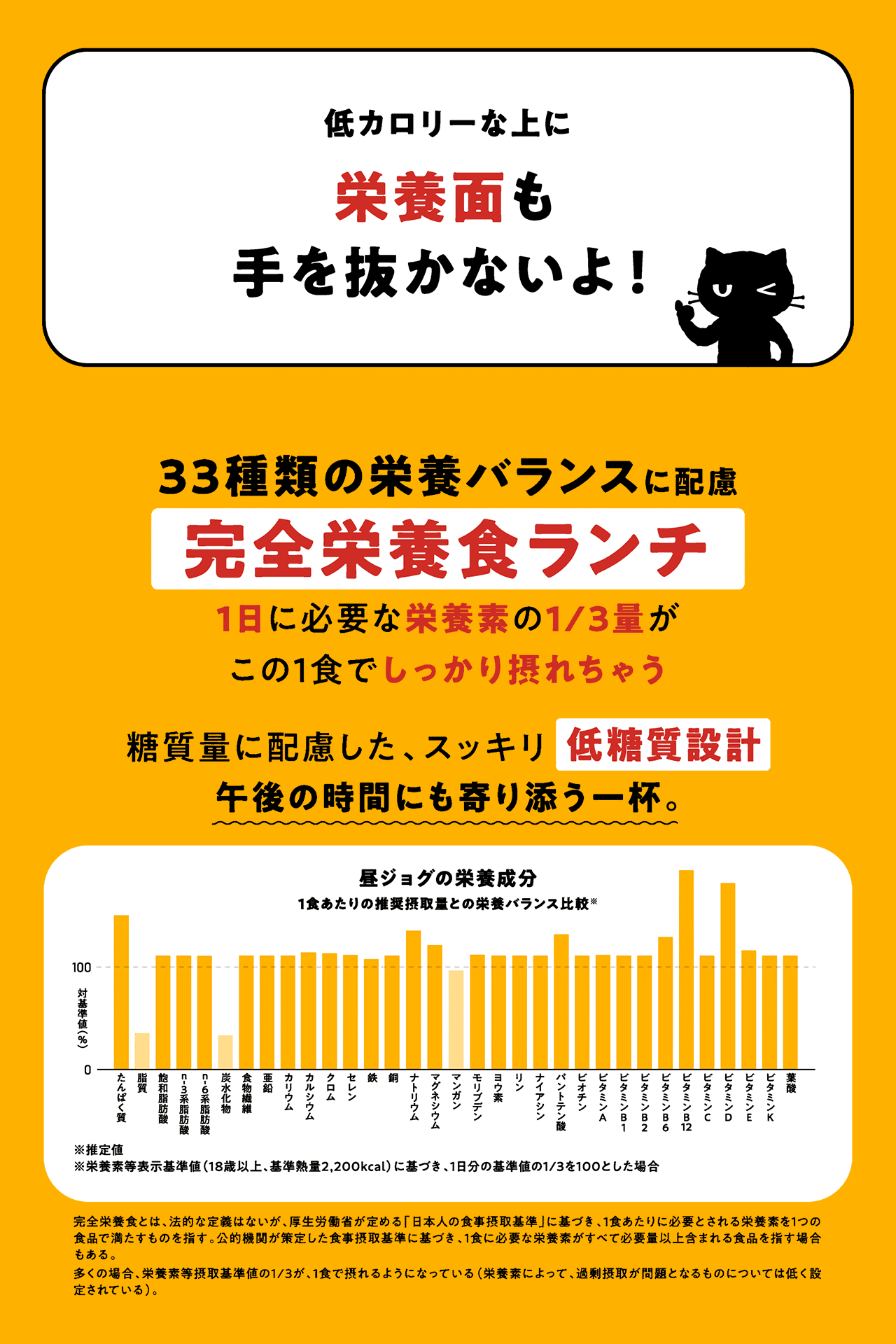 低カロリーな上に栄養面も手を抜かないよ!