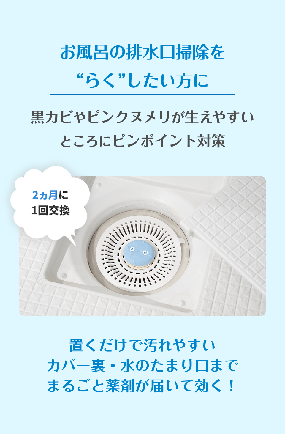�C�ɂȂ镔����h�J�r
                ���J�r��s���N�k���肪�����₷���Ƃ���Ƀs���|�C���g�΍�
                ����₷���r������ 2������1�����
                �r�����ɒu�������Ńs���N�k����E���J�r��\�h�I