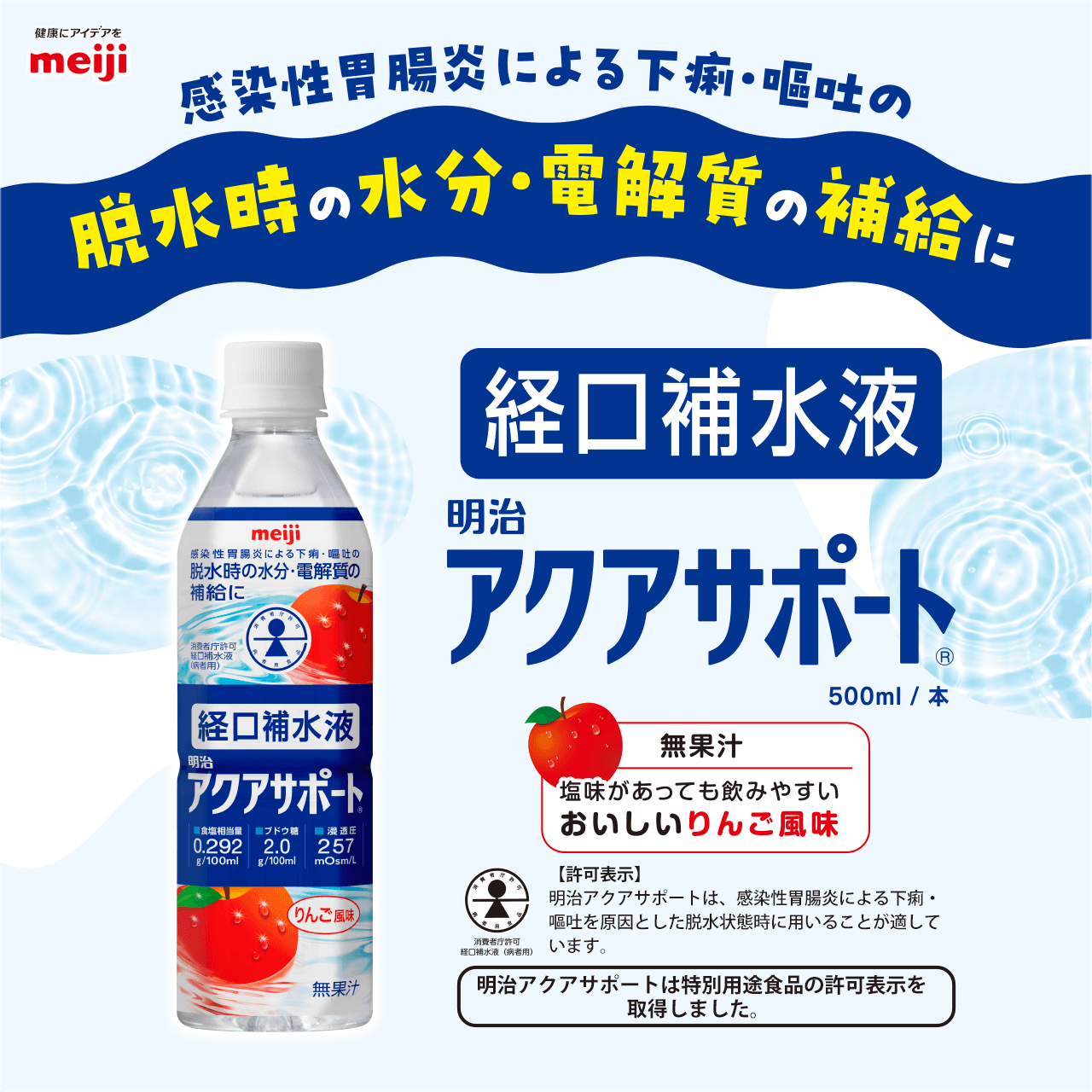 経口補水液明治アクアサポート®