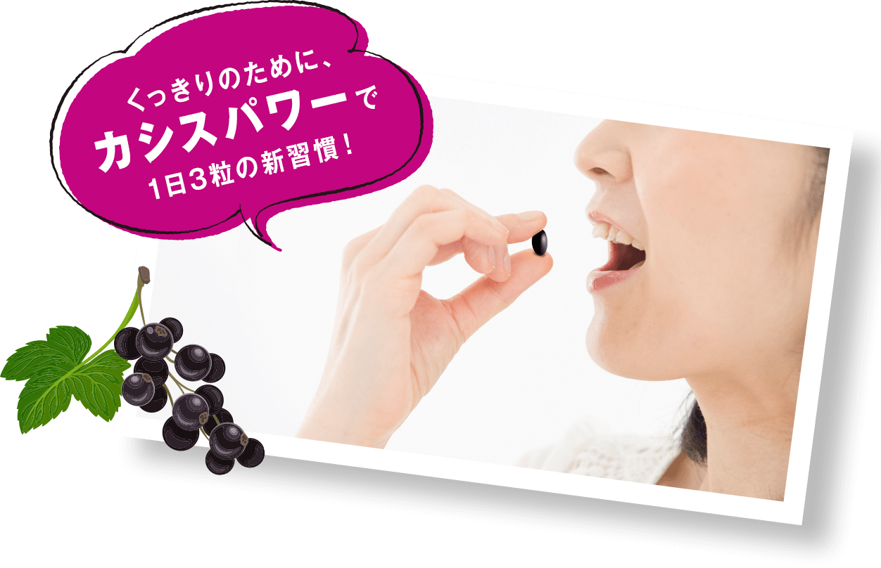 タメせる！森下仁丹「カシス-i® EX」