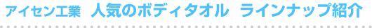 �A�C�Z���H�Ɓ@�l�C�̃{�f�B�^�I�����C���i�b�v�Љ�