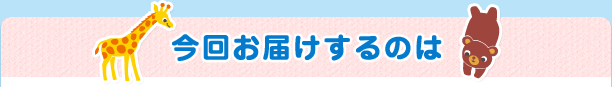 今回お届けするのは