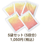 5�܃Z�b�g�i5�񕪁j1,050�~�i�ō��j