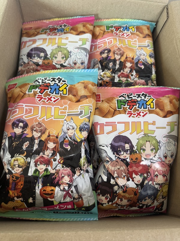 ドデカイラーメン カラフルピーチ（とんこつラーメン味）24個セット