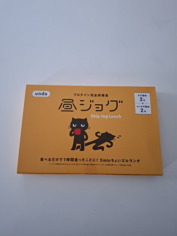 昼ジョグ（チゲ風味2食、コンポタ風味2食）