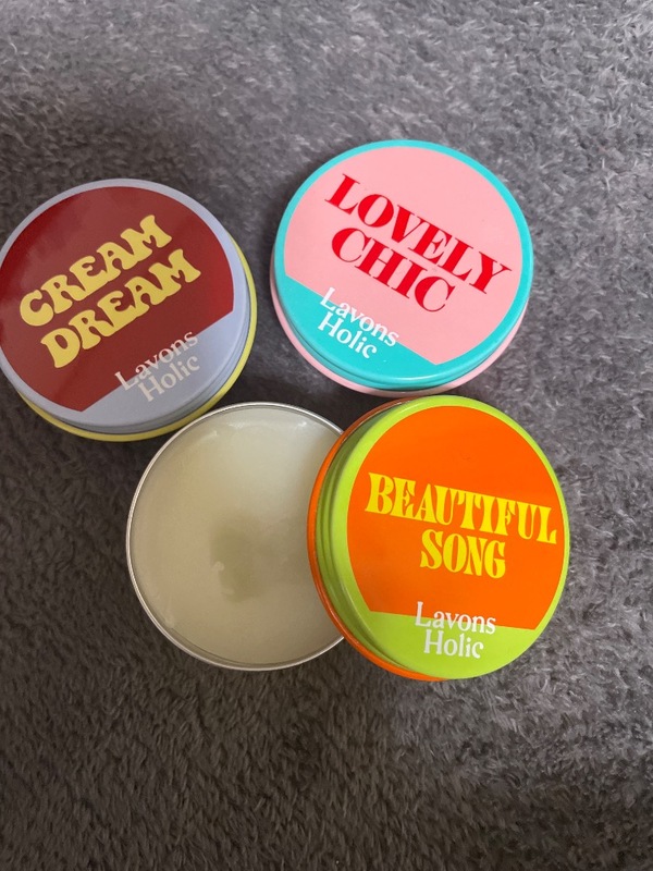 ラボンホリック 香ルバーム 甘め系の香り3種3個セット