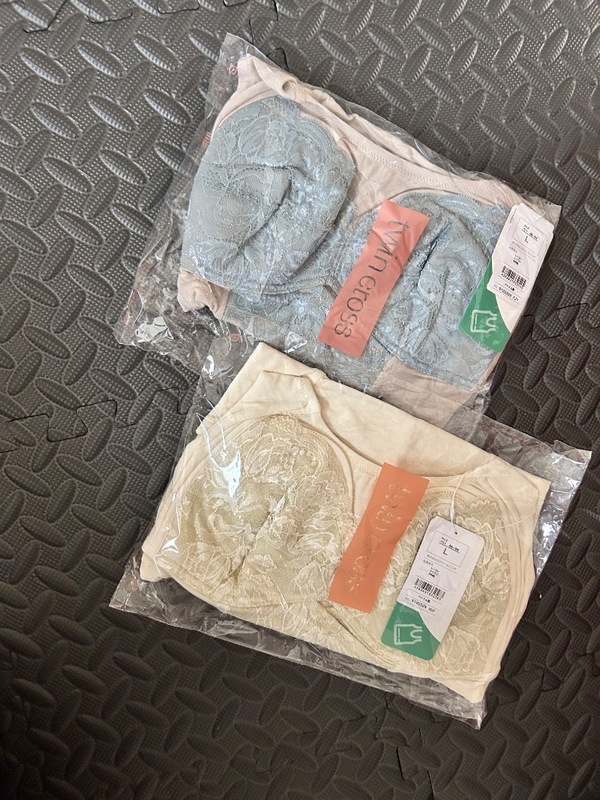 リラックスケアノンワイヤーブラキャミ2色3点（Lサイズ）