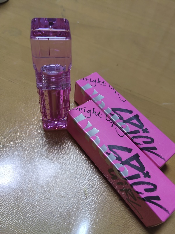 Uhue SPICY PINK パウティミラーティント Y542 ホワイトピーチ×3個