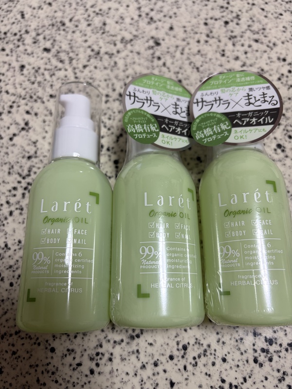 LarétOrganicOIL [I[KjbNIC×3