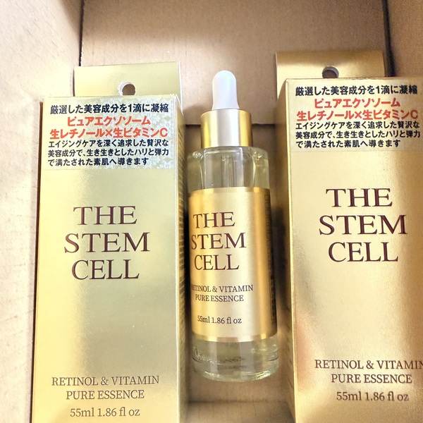 ザ ステムセル レチノール&ビタミン ピュアエッセンス×3個