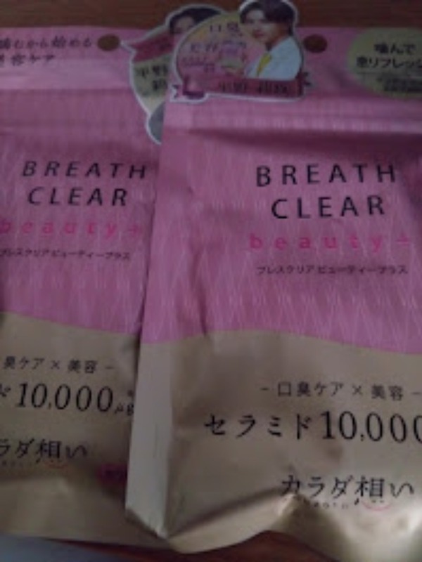 ブレスクリアbeauty+ ホワイトピーチ味×6袋