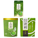 辻利 抹茶ミルク(10本入)/抹茶ミルク やわらか風味/京茶ラスク 抹茶 3種3点セット