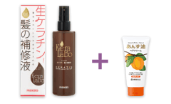 タメせる！柳屋本店「ケララボ 生ケラチン髪の補修液 200mL／柳屋